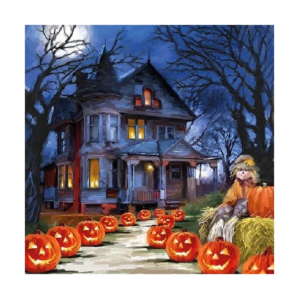 Halloween szellemházas szalvéta - Spooky