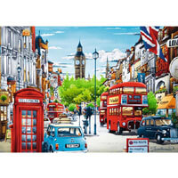 Londoni utca 1000 darabos puzzle - Trefl